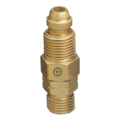 Inert Arc Hose and Torch Adaptor, Straight, 200 psig, Brass, B-Size 5/8 in-18 RH (M) to CGA-022 9/16 in-18 RH (M)