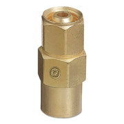 Inert Arc Hose & Torch Adaptor, Brass, Straight, Female/Female, RH to RH