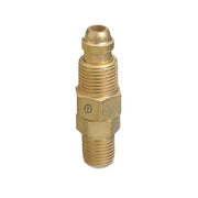 Inert Arc Hose & Torch Adaptor, 200 psi, Brass, B-Size RH Male x 1/4 in NPT Male