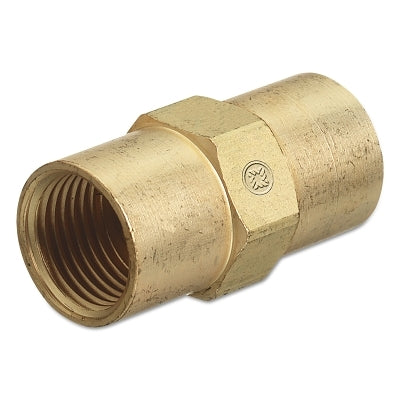 Inert Arc Hose Coupler, Brass, B-Size, Female/Female, RH