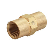 Inert Arc Hose Couplers, Brass, B-Size, Female/Female, RH to RH