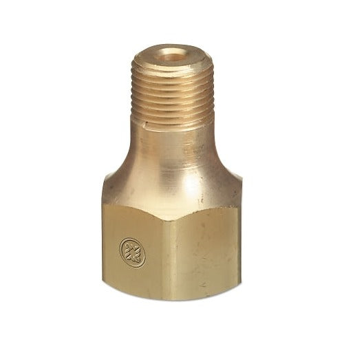 Western Enterprises CGA-580 brass male NPT outlet adapter 3000 PSI manifold pipeline hex body welding fitting