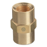 Pipe Thread Couplings, Adapter, 3,000 PSIG, Brass, 1/8 in (NPT)