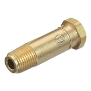 Regulator Inlet Nipples, CO2;Corrosive Gas, 1/4"NPT, 2 1/2", Brass,CGA320;CGA330