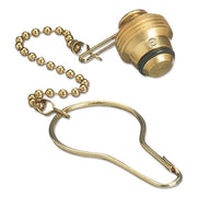 Chain & Plug Assemblies, Plug Assembly, 3,000 psi, Hydrogen/Natural Gas, Brass