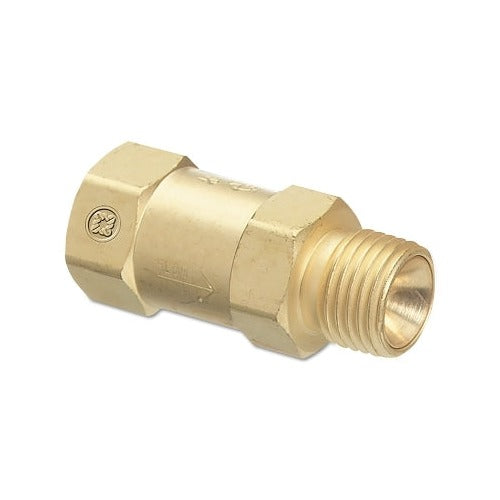 Western Enterprises CV-30R oxygen regulator bushing adaptor 9/16-18 RH female to male B-size brass CGA-022 fitting