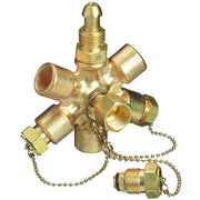 Manifold Block Assembly, 3000 psig, Brass