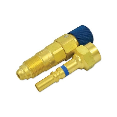 Western Enterprises QDB33 quick connect regulator-to-hose fitting brass 5/8-18 RH inert gas welding connector