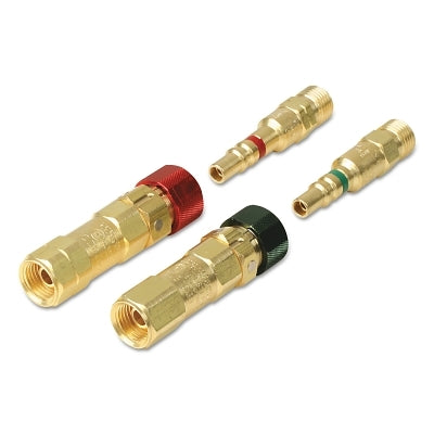 Kwiklok OSHA Compliant Quick Connect, Brass, Inert Gas, Regulator to Hose