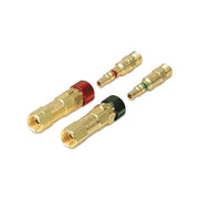Western Enterprises KwikLok brass quick connect set fuel gas red oxygen green regulator-to-hose fittings