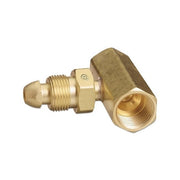 Western Enterprises T-92CV CGA-580 brass manifold coupler tee with check valve argon helium nitrogen 90-degree gas fitting