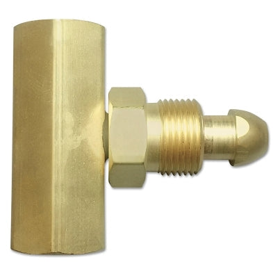 Manifold Coupler Tee, Coupler without Check Valve, 3000 psig, Brass