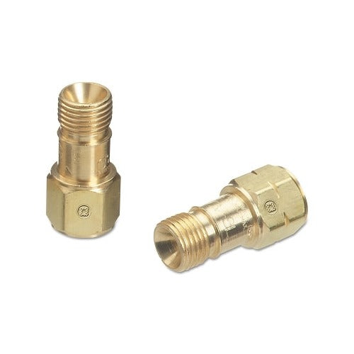 Western Enterprises CV-7R CV-8L check valve set brass 9/16-18 thread oxygen fuel gas pair hose check valves