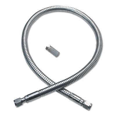 Cryogenic Transfer Hose, 48 in L, Oxygen, CGA Flare Tube End