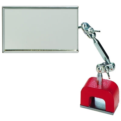 Magnetic Base Inspection Mirror, 3-1/2 in x 2 in