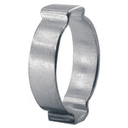 2-Ear Zinc-Plated Hose Clamp, 1/2 in OD, 0.425 in to 0.512 in dia, 0.276 in W, Steel