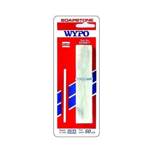 WYPO SP500-F flat soapstone marking stick on red retail blister card packaging soapstone marker