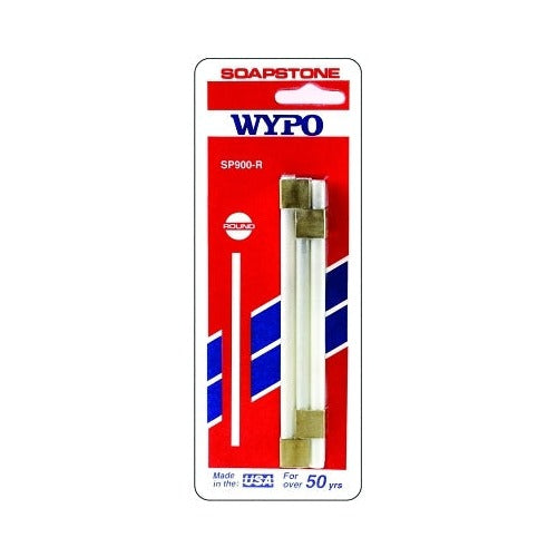 WYPO SP900-R round soapstone markers 5 in length in metal holder, made in USA, welding soapstones 2-pack