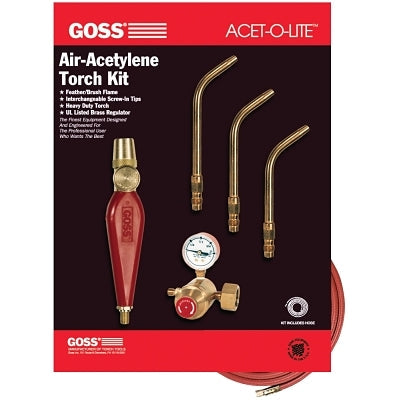 Feather Flame Air-Acetylene Torch Outfits, 1/8 in, 3/16 in, 1/4 in, Acetylene(B)