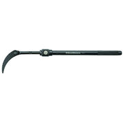 Indexing Pry Bar, Round Stock, 5.5 L Blade, Grooved Head Profile, Extendable, 21 in to 33 in