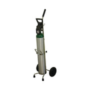 Saf-T-Cart MDE-6X medical series cylinder cart D/E size aluminum cylinder 6 in polyolefin wheels with regulator