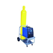 Saf-T-Cart Running Gear Series cylinder cart single 9-1/2 in dia 8 in polyolefin wheels welding machine shelf