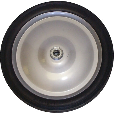 Semi-Pneumatic Wheel, Rubber, 14 in Wheel dia, 200 lb