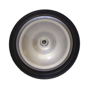 Saf-T-Cart SC-10 semi-pneumatic rubber wheel 14 in diameter gray hub with bearing 200 lb capacity cylinder cart wheel