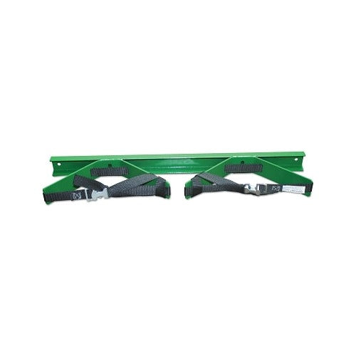 Saf-T-Cart WB-202 wall bracket steel green 3-10 in dia cylinder two adjustable nylon straps