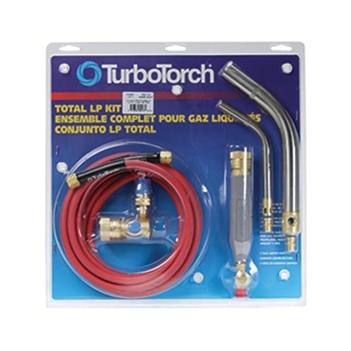 TurboTorch ProLine self-lighting propane MAPP torch kit CGA-510 RL-P regulator red hose brass torch torch kit