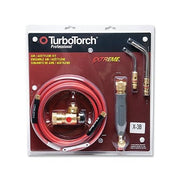 TurboTorch Extreme X-3B acetylene torch kit with CGA-520 regulator red hose handle and 2 tips packaged