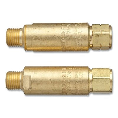 FlameBuster Flashback Arrestor, Oxygen and Fuel, B 9/16 in to 18 RH/LH