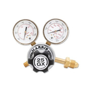 Harris Product Group 25GX single-stage regulator CGA-580 dual gauges brass body argon helium nitrogen gas regulator