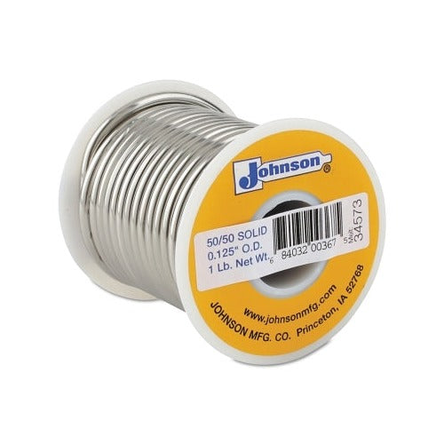 Harris Product Group wire solder spool, 1 lb, resin core, 1/8 in dia, 50/50 solid, wire solder spool