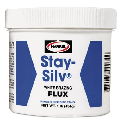 Stay-Silv Brazing Flux, 1 lb Jar, White