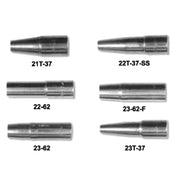 23 Series Nozzles, Heavy Duty Self-Insulated,1/8" Tip Recess,3/4", For No. 3 Gun