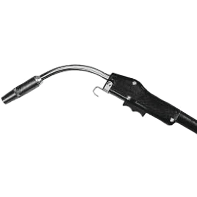 No. 5 Traditional Style MIG Guns, 15 ft, Miller, 0.045 in - 1/16 in Wire