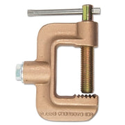 Roto Ground Clamp, 500 A, 1/2 in Cap Screw, C-Clamp