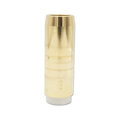 Bernard Elliptical Series 4491 MIG nozzle brass 3/4 in bore cylindrical slip-on design MIG welding nozzle
