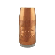 Bernard N-5800C Centerfire MIG nozzle flush 5/8 in bore copper cylindrical knurled grip T-series MIG nozzle