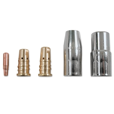 Mig Nozzles, Heavy Duty Elliptical Series, 5/8 in Bore, Copper