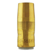 Centerfire MIG Nozzle, 1/8 in Recess, 5/8 in Bore, For T Series Tip,