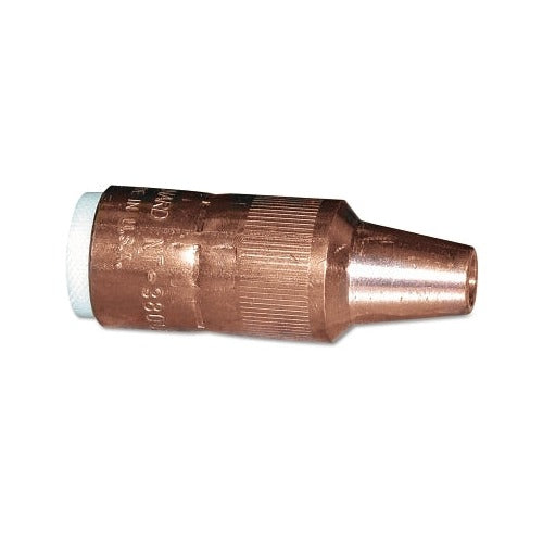 Bernard Centerfire NT-3800C flush copper MIG nozzle 3/8 in bore knurled body TT series MIG nozzle