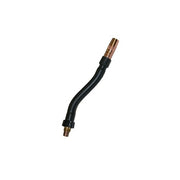 Bernard QT-F-8 MIG flex neck 8 in 180-degree curved, black rubber sheath with copper tip end, MIG gun flex neck