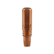 Bernard Quik Tip MIG contact tip, 0.052 in bore, copper with knurled base and .052 size marking, MIG welding tip