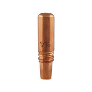 Bernard Quik Tip T1116 MIG contact tip 1/16 in bore copper threaded push-button contact tip