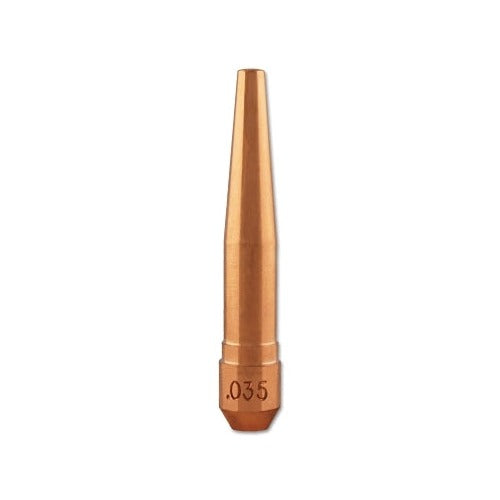 Bernard Centerfire TT-035 MIG contact tip 0.035 in wire non-threaded copper tapered contact tip