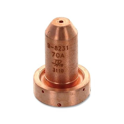 Thermal Dynamics 9-8231 plasma cutting tip 70 amp copper standoff drag shield with center orifice