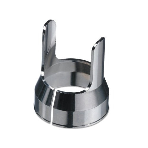 Thermal Dynamics TD 8-7575 plasma torch standoff guide, polished stainless steel ring with slot tabs