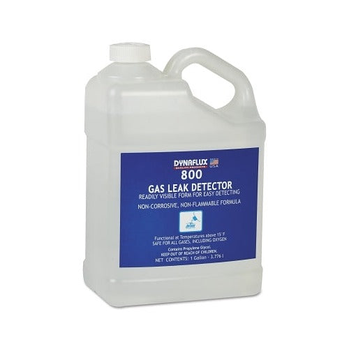 Dynaflux 800 gas leak detector, 1 gal jug, non-corrosive non-flammable formula safe for oxygen service